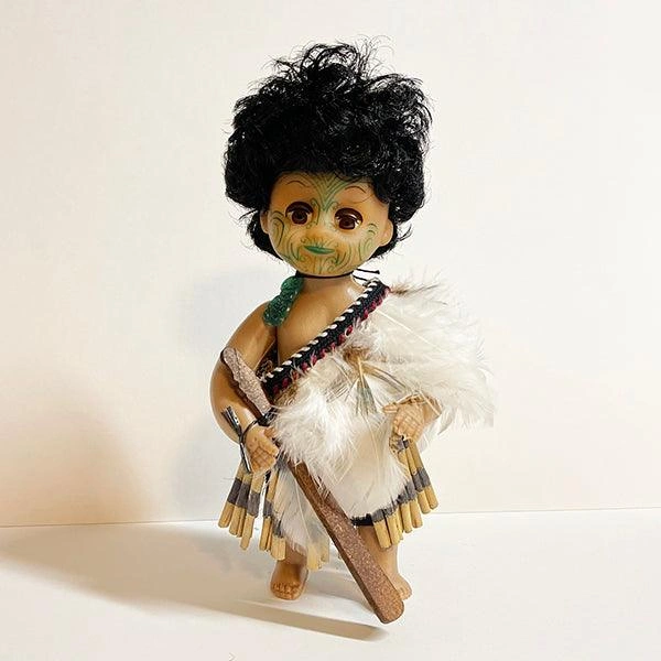 Maori Warrior Doll 17cm Authentic New Zealand Keepsake